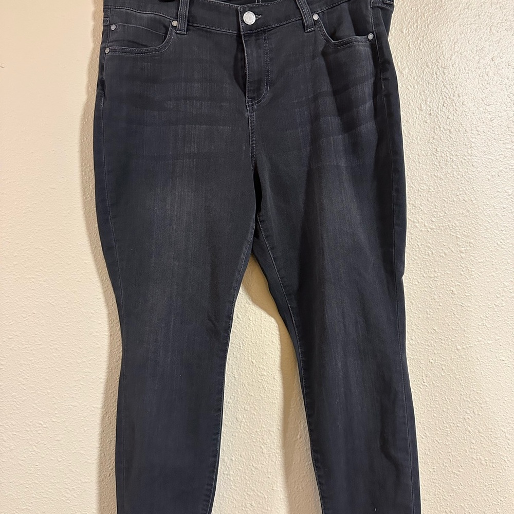 Liverpool Dark Gray Women's Skinny Jeans